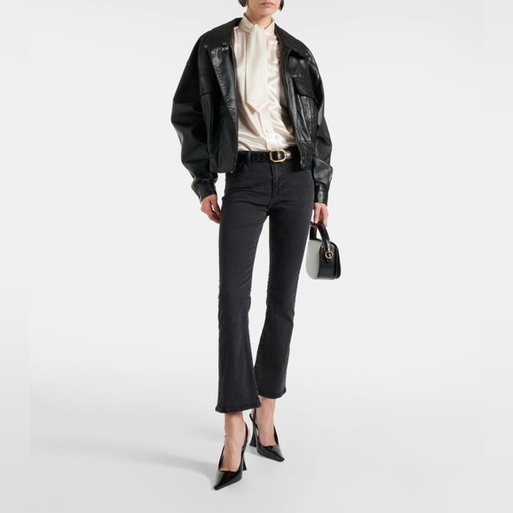 Ag Adriano Goldschmied Denim - AG Adriano Goldschmeid High Rise Jodi Crop - Super Black